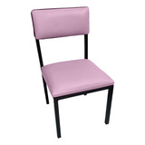 Cadeira Manicure E Pedicure Baixa Corvin Rosa Claro