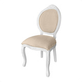 Cadeira Medalhao Madeira Maciça Luxo Design Ingles