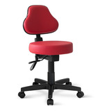 Cadeira Mocho Sapri Giratória Back Cor Vermelho