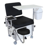 Cadeira Para Manicure Vicenza C/acessórios Para Salão Kixiki