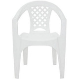 Cadeira Plastica Branca Poltrona Iguape -