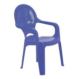 Cadeira Plastica Monobloco Com Bracos Infantil