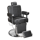 Cadeira Poltrona Barbeiro Salão Barbearia Reclinavel