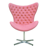 Cadeira Poltrona Base Giratória Decorativa Sala Quarto