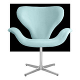 Cadeira Poltrona Clássica Tulipa Decorativa Base Giratória