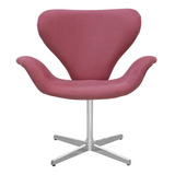 Cadeira Poltrona Decorativa Tulipa Base Giratória Sala Estar