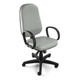 Cadeira Presidente Com Relax Corino Preto Cor Cinza Material Do Estofamento Couro Sintético