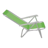 Cadeira Reclinável Alumínio 4 Posições Lazy