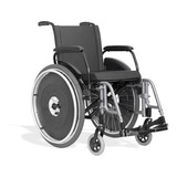Cadeira Rodas Avd Alumínio-ortobras Assento 48 Cm Vermelha