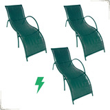 Cadeiras De Praia Fibra Sintética Ferro