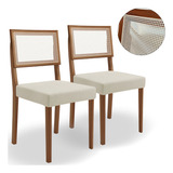 Cadeiras Para Cozinha Sala De Jantar Kit Moderno Luxuoso Km Móveis & Decor