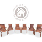 Cadeiras Varanda Kit Resistente Area Externa Jardim Luxo