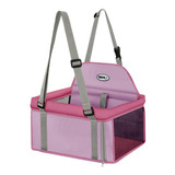 Cadeirinha Assento Carro Cão Gato Pet Até 15kg Rosa/lilas