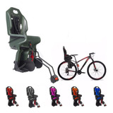 Cadeirinha Bike Polisport Dusky Ff V29 Traseira Várias Cores Cor Verde-escuro