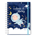 Caderneta De Vacinação Astronauta  Menino