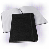 Caderneta Tipo Moleskine Caderno Pautado 15x21