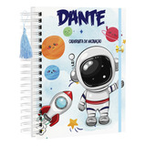 Caderneta Vacinação Personalizada Astronauta Menino Mod. 001