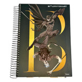 Caderno 10 Matérias 200 Folhas Batman Capa Dura - Foroni