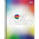 Caderno 10x1 Capa Dura Now United 160fls.