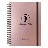 Caderno Colegial + Personalizado Profissões Rosê Gold 10 Mat