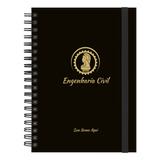 Caderno Colegial Plus Personalizado Profissões Gold