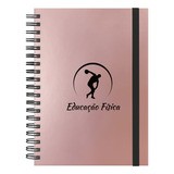Caderno Colegial Plus Profissões Rosê Gold 10 Matérias