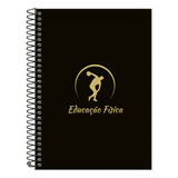 Caderno Colegial Profissões Preto Gold 15 Matérias