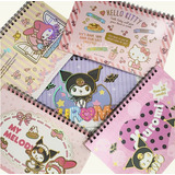 Caderno De Adesivos Sanrio Hello Kitty Kuromi E My Melody