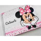 Caderno De Caligrafia Infantil Minnie Mouse