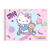 Caderno De Desenho Hello Kitty Cartografia