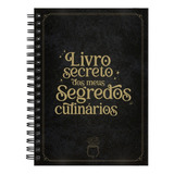 Caderno De Receitas Secreto Segredos Culinários