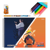 Caderno Desenho Naruto Cd + Kir