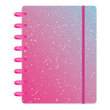 Caderno Disco Basic Inteligente A5-80 Folhas Disco Pink Star