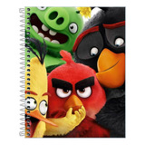 Caderno Escolar Angry Birds 20 Matérias