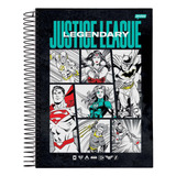 Caderno Espiral Liga Da Justiça Quadrinhos 1 Matéria 80 Fls