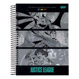 Caderno Espiral Liga Da Justiça Quadrinhos