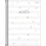 Caderno Espiral Música Universitário Cd 80
