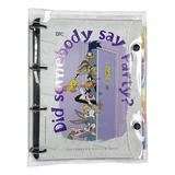 Caderno Fichário Argolado Universitário Looney Tunes Friends Cor Branco