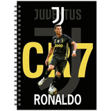 Caderno Grande Capa Dura Cristiano Ronaldo