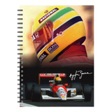 Caderno Grande Capa Dura Senna #3