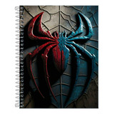 Caderno Homem Aranha 1 Matérias 96folhas