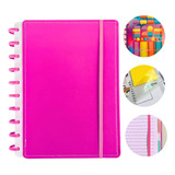 Caderno Inteligente Discos Argola Fichário Faculdade +folhas