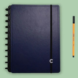 Caderno Inteligente Grande Dark Blue Azul