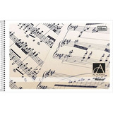 Caderno Musica 1/4 48f Espiral Flexivel Unidade - Tilibra