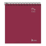Caderno Para Canhotos 10 Matérias Tamoio Flip Colors Vinho
