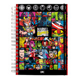 Caderno Smart Universitário Marvel Comics 80