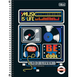 Caderno Tilibra Pepper 16 Matérias 256 Fls