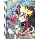 Caderno Time Boruto Universitário Naruto Espiral