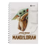 Caderno Universitário Capa Dura 80 Folhas Mandalorian Disney