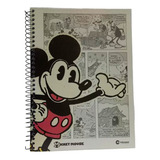 Caderno Universitário Mickey Quadrinhos 1 Matéria 80 Folhas
